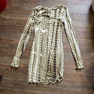 Snakeskin Bodycon Dress